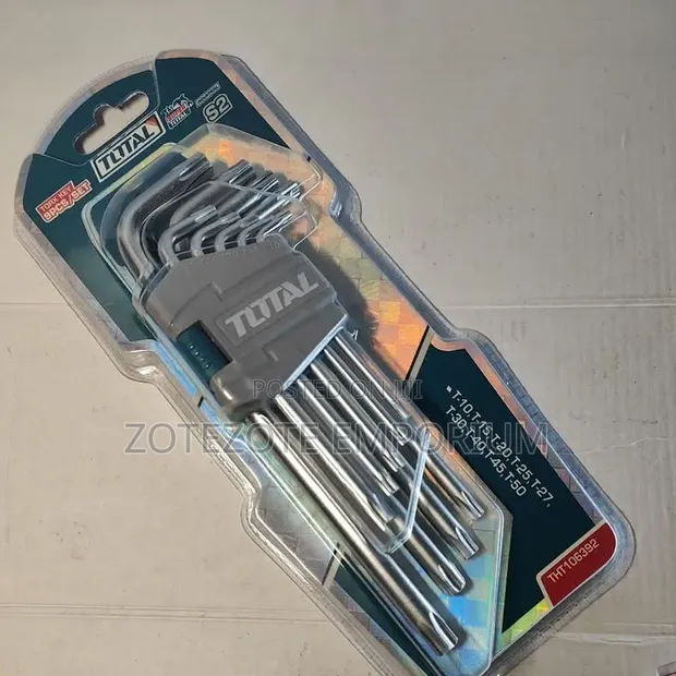 Total 9-Piece Hex Key Set - 1