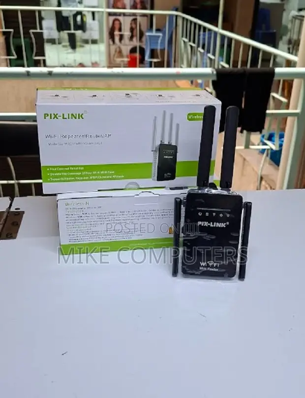 Pixlink 300Mbps Wireless WiFi Repeater Extender - 1