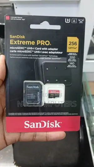 Kadi ya SanDisk Extreme Pro 256GB MicroSDXC UHS-I