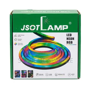 JSOTLAMP 5M Neon RGB LED Strip Light USB App Remote