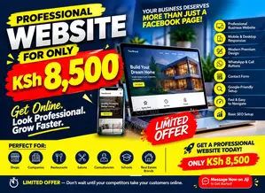 Professional Website Design - KES 8,500