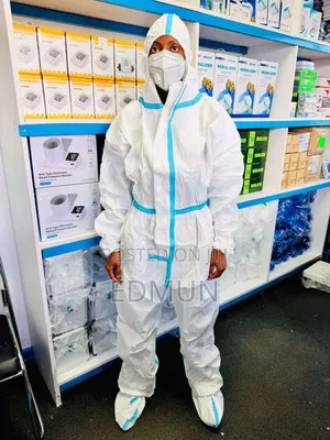 Personal Protective Equipment (PPE) - Blue Striped Coveralls