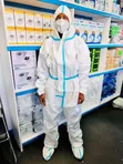 Vifaa vya Kinga Binafsi (PPE) - Coveralls za Mistari ya Bluu - 1