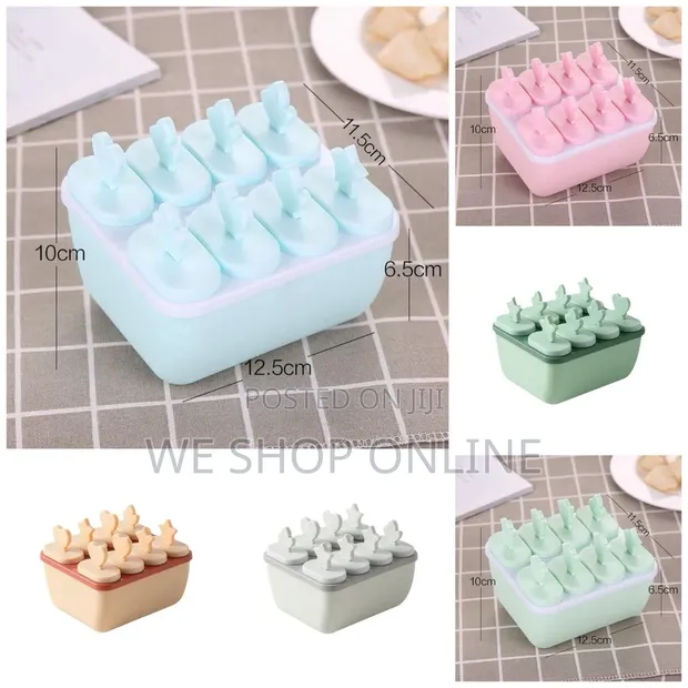 Silicone Popsicle Molds - 8 Grids - 1