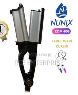 Nunix Ceramic Heated Brush - Curl and Style - COM-808