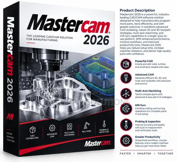 Mastercam 2026 Activated - 1