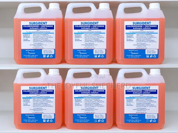 SURGIDENT Chlorhexidine + Centrimide Antiseptic Solution 5L - 1