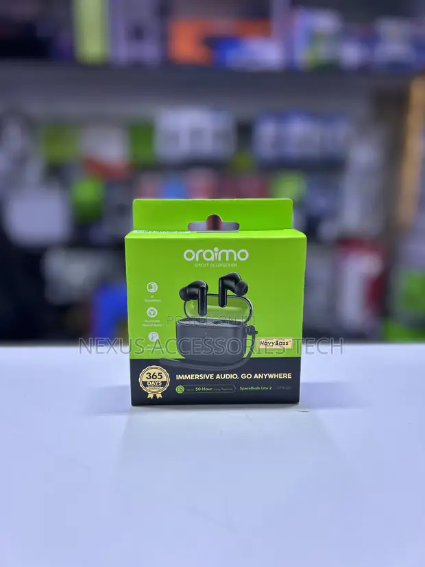 Oraimo SpaceBuds Lite 2 (OTW-325) Wireless Earbuds - Saa 50 za Kucheza - 1