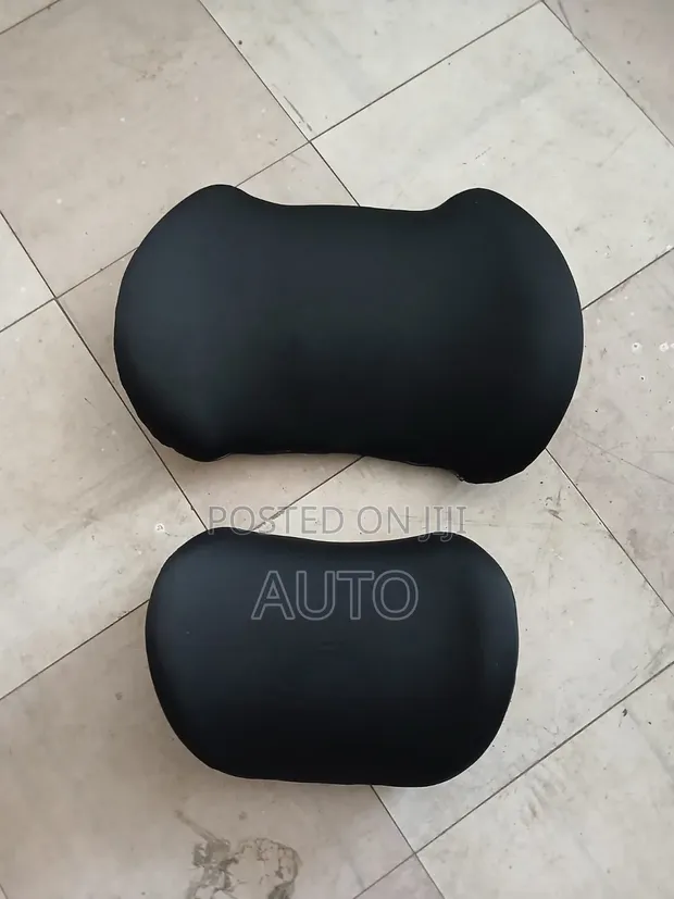 Black Car Lumbar Pillow | Back Support Cushion - 1