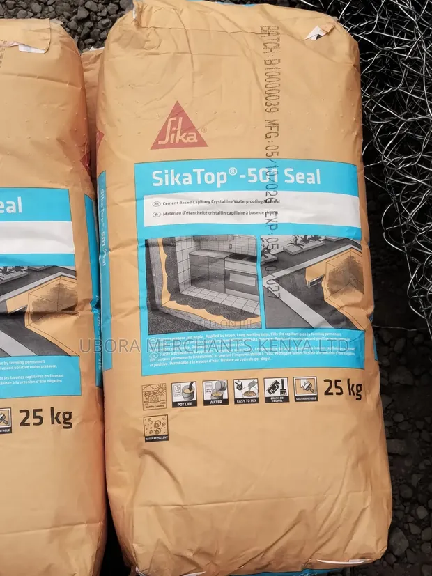 SikaTop 501 Seal Waterproofing ya Kioo ya Kioo 25Kg - 1