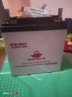Betri ya Wenda Solar 12V 26Ah