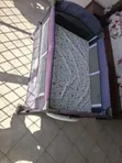 Playpen/Cot/Kitanda cha Mtoto chenye Changing Station na Neti ya Mbu - 4