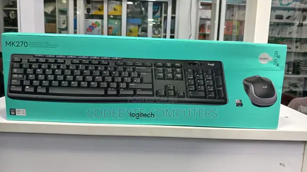 Logitech MK270 Full-Size Wireless Keyboard & Mouse Combo - 1