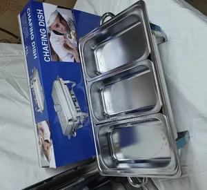 Brand New 3-Tray Chafing Dish Set