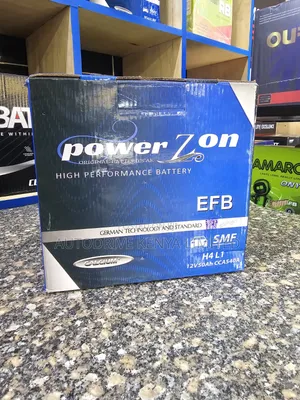 Powerzon DIN50 EFB Hybrid Car Battery