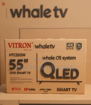 Vitron 55" QLED Whale TV - Brand New