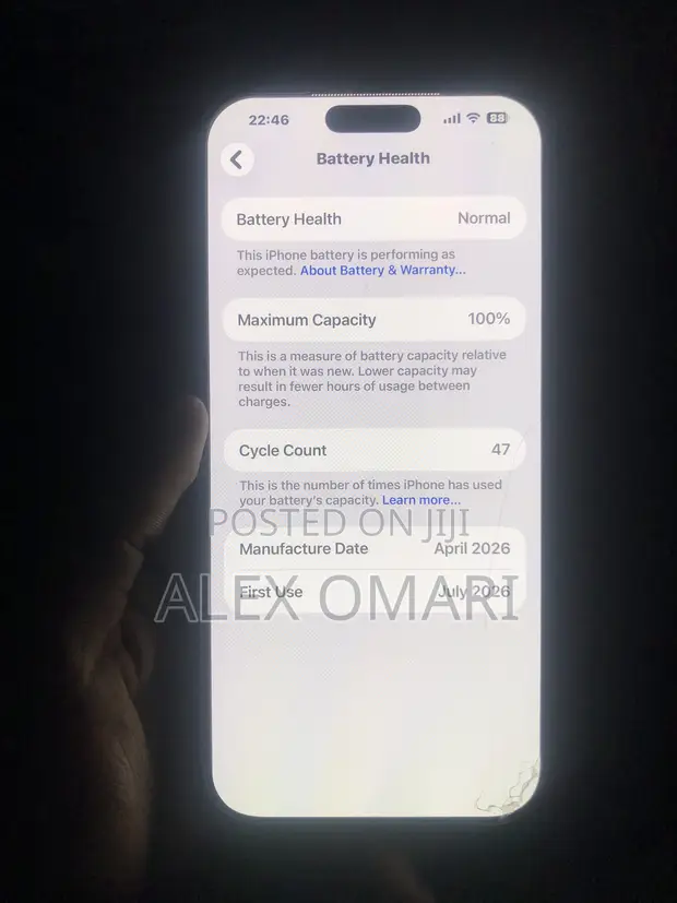 Apple iPhone 17 Pro Max 256GB Nyeupe Mpya - 1