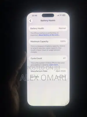 Apple iPhone 17 Pro Max 256GB Nyeupe Mpya