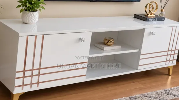 New Sydney 4ft TV Stand - White - 1