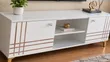 Sydney 4ft TV Stand Mpya - Nyeupe - 1