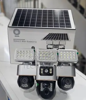 4G SIM Triple Lens Solar PTZ CCTV - Kamera ya Usalama ya Nje