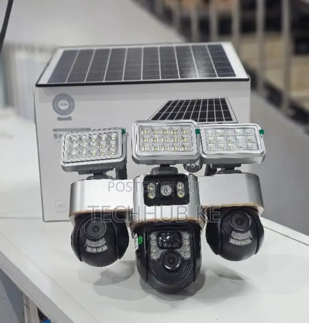 VTS 30 4G Solar PTZ Camera - Triple Lens HD CCTV - 1
