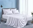 Set ya Vitanda vya Pamba Vilivyofungwa vya Michirizi - 2