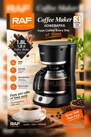 RAF Electric Coffee Maker - Compact Home Coffee Machine