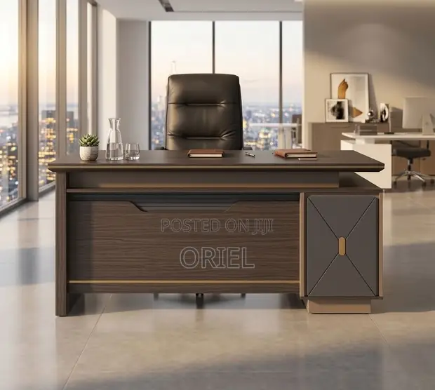 Large L-Shaped Executive Office Desk 2M - 1