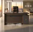 Ofisi Kubwa ya L-Shape ya Mtendaji Desk 2M - 2