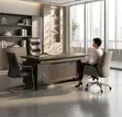 Ofisi Kubwa ya L-Shape ya Mtendaji Desk 2M - 5