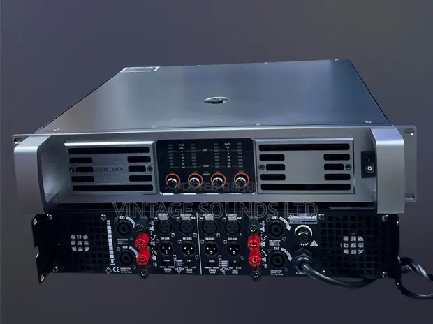 M-Track MK4800 4-Channel 4800W Professional Power Amplifier - 1