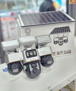 Triple Camera 4G Solar PTZ Surveillance Camera