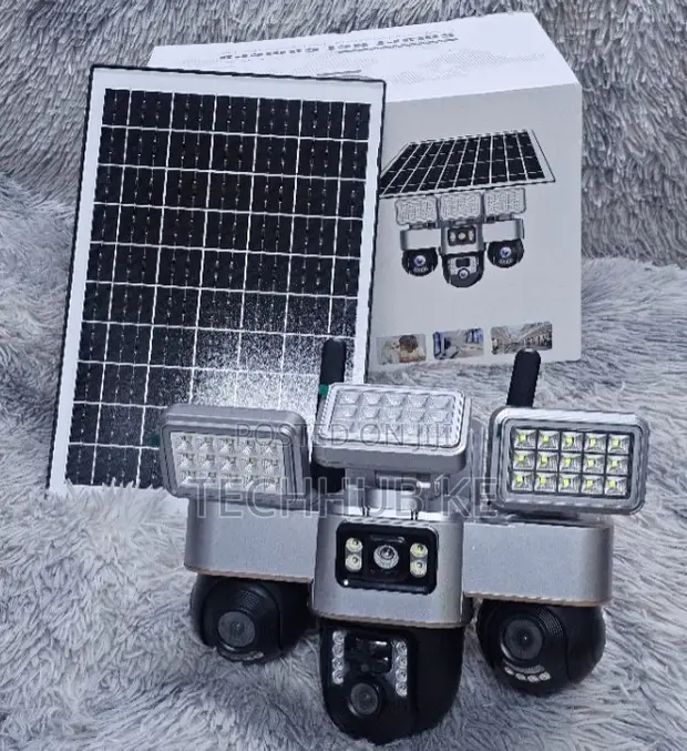VTS 30 4G Triple Lens Wireless Solar Security Camera - 1