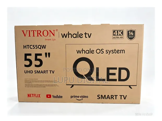 Vitron 55" QLED Smart UHD 4K TV - 1
