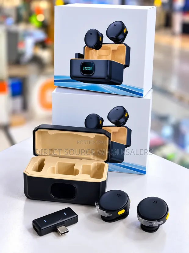 Professional Wireless Lavalier Microphone for Content Creators - 1