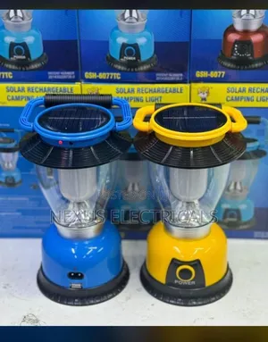 Taa ya Kempu ya LED Inayochajiwa na Jua & Powerbank ya USB