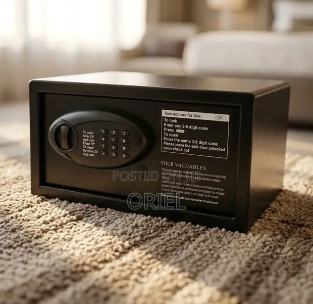9kg Digital Black Office Safe - 1