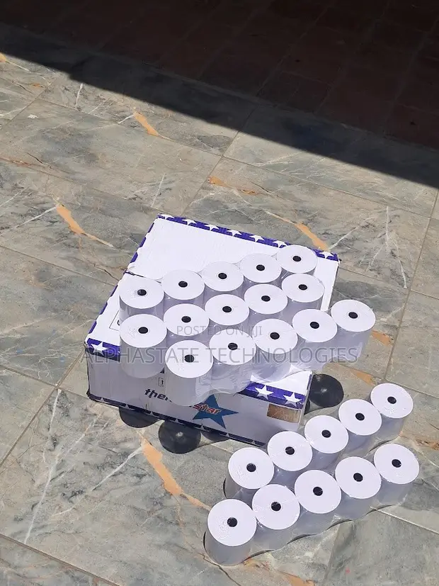 50pcs Thermal Receipt Paper Rolls 80x80mm - 1