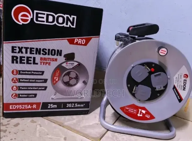 Edon 50m 2.5mm² Reel ya Extension Cable - 1