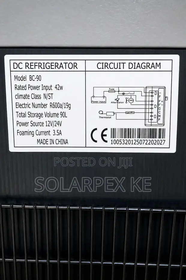 90L DC Solar Refrigerator 12/24V - 1