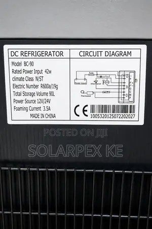 90L DC Solar Refrigerator 12/24V