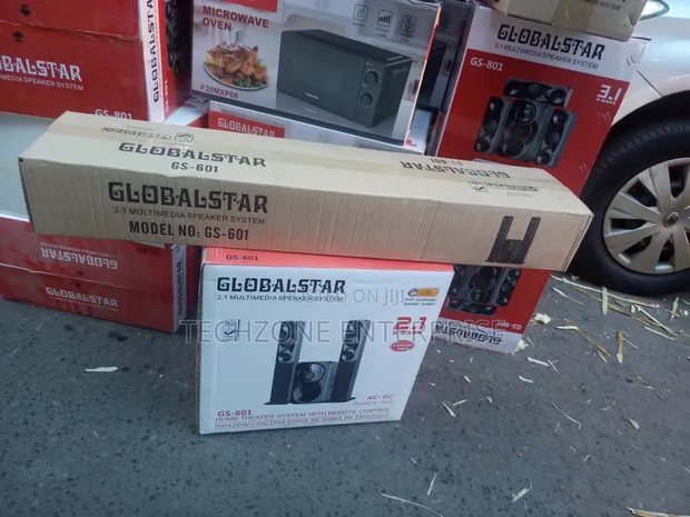 Globalstar GS-60 2.1ch Tall Boy Multimedia Speaker System - 1