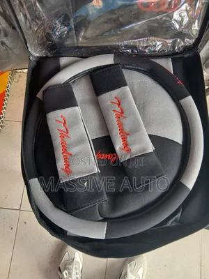 5 Seater Grey Mix Black Fabric Car Seat Covers