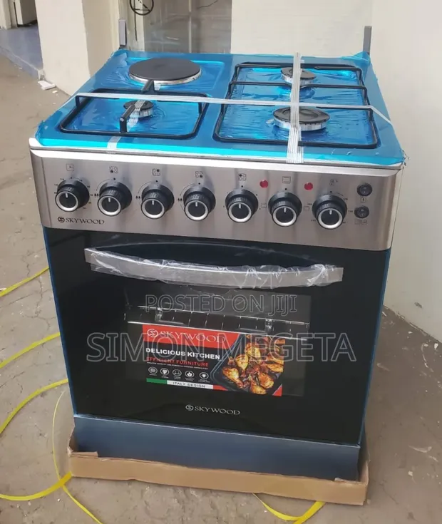 Skywood 50*55 Jiko la Kusimama 3+1 na Oven ya Umeme - 1