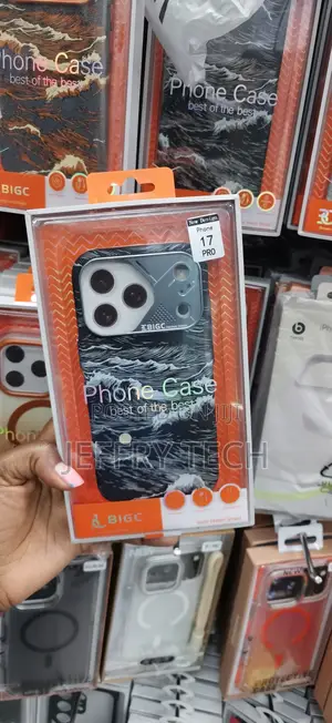 BIGC Kesi Nyeusi ya Mawimbi kwa iPhone 17 Pro