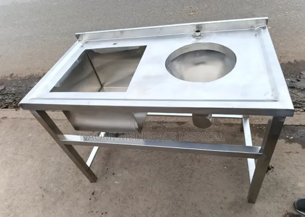 Locally Made Stainless Steel Hospital Sluice Sink - 1