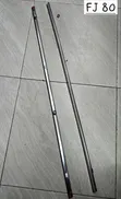 Toyota Land Cruiser FJ80 Rear Window Glass Trim - Chrome Pair - 2