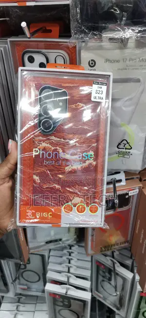 BIGC Ocean Wave Fiber MagSafe Case kwa Galaxy S23 Ultra