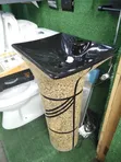 Gold Rush One-Piece Pedestal Basin - 5